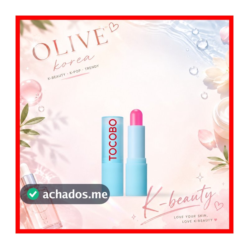 [Tocobo] Bálsamo Labial Colorido De Vidro 012 BETTER PINK 3.5g/Coreano/Acabamento/100 % Genuíno Da Olive korea