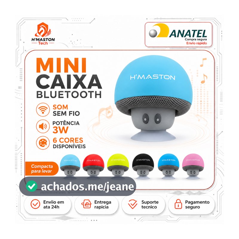 H'MASTON Caixinha De Som Bluetooth Mini Caixa De Som Bluetooth Portátil Som Caixa Bluetooth Caixa De Som Pequena YX-01H