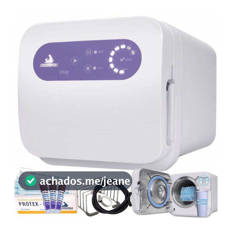 Autoclave Cristofoli Amora 5L itros Esterilização Manicure