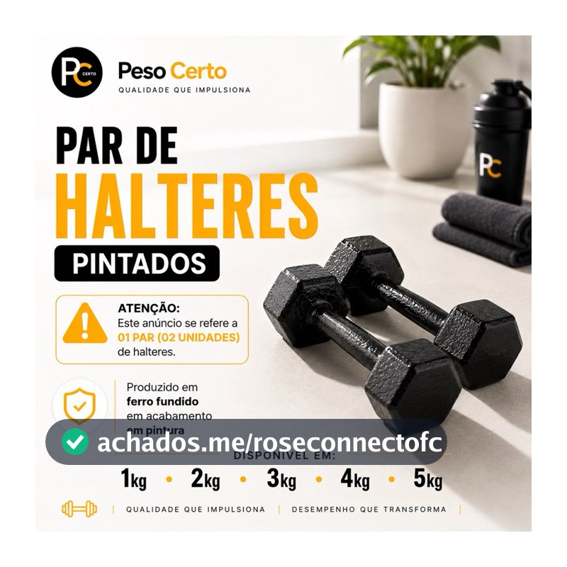 Par Halter Sextavado Pintado-Musculação Academia Funcional Peso Para Braço Treino em Casa Crossfit