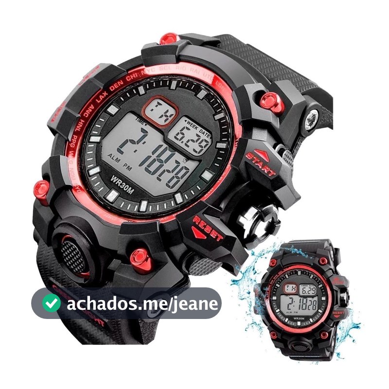 Relógio De Pulso Digital Masculino SPORT Esportivo a Prova d 'Água