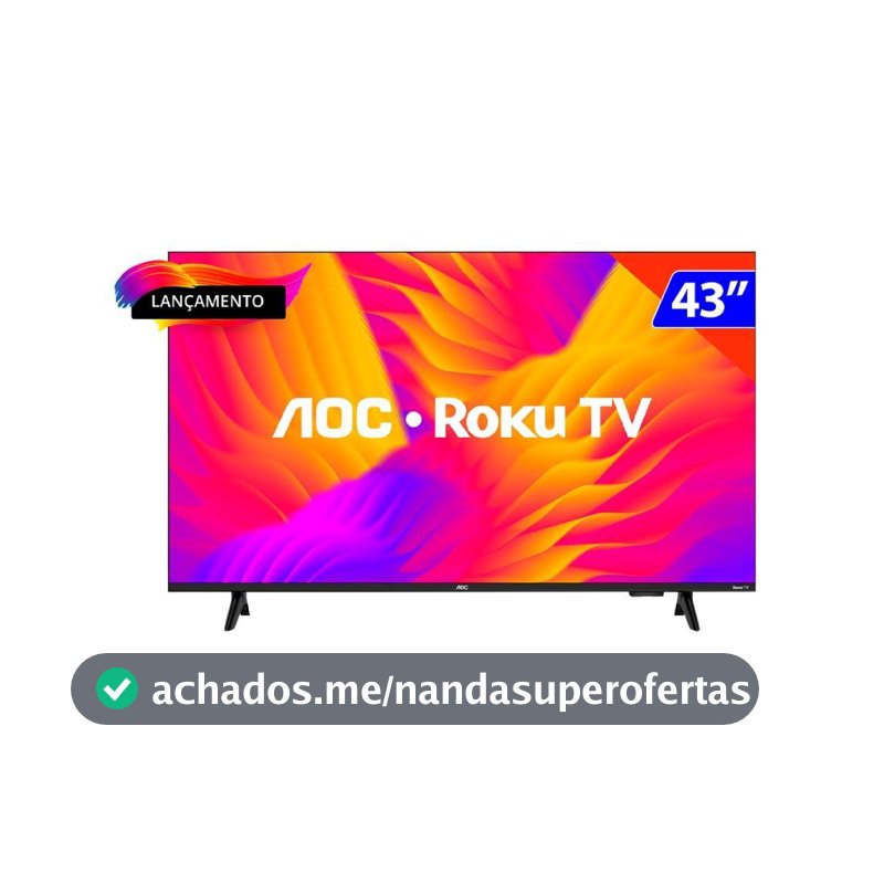 Smart TV 43P Roku 43S5155/78G S5155 Full HD Preto