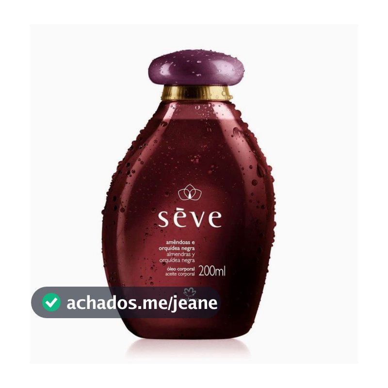 Óleo corporal Natura Sève amêndoas  200ml
