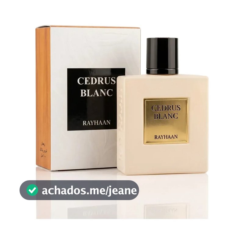 Perfume Árabe Rayhaan - Cedrus Blanc 100ml Original