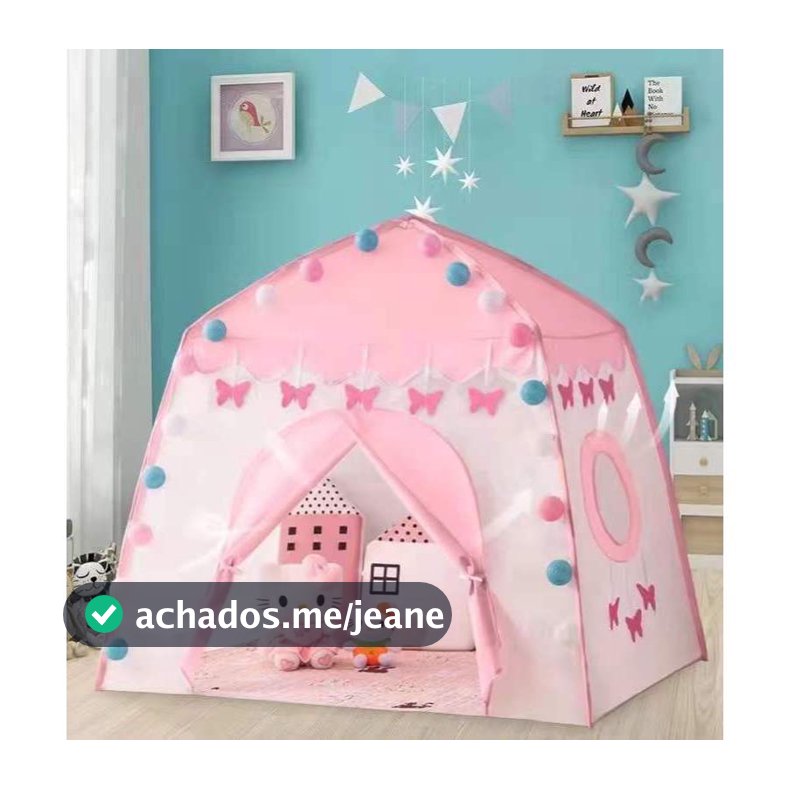 barraca infantil menina princesa 1.3M Borboleta cabana menino grande menor preco promocao