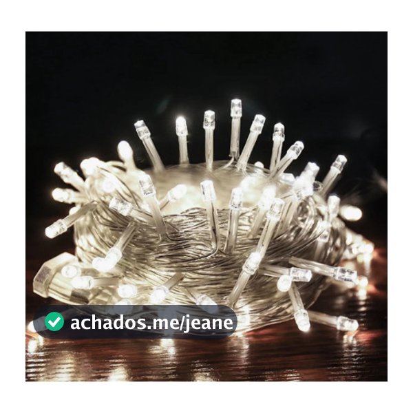Pisca - Pisca 100 Led Fio Transparente 127V  10M