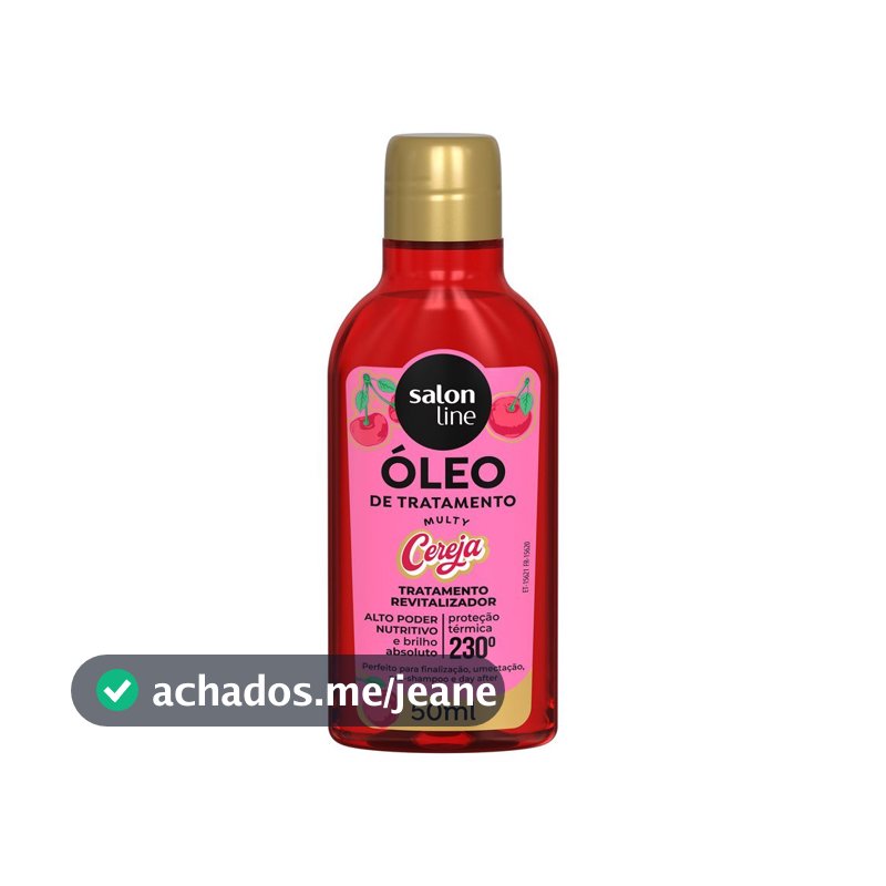 Óleo de Tratamento Cachos dos Sonhos Multy Cereja 50ml