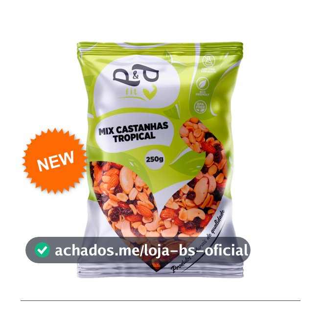 Mix Castanha Tropical Nuts Saudável Nozes, Amêndoas, Castanha Para/Caju Uva Passa Amendoim Gojiberry