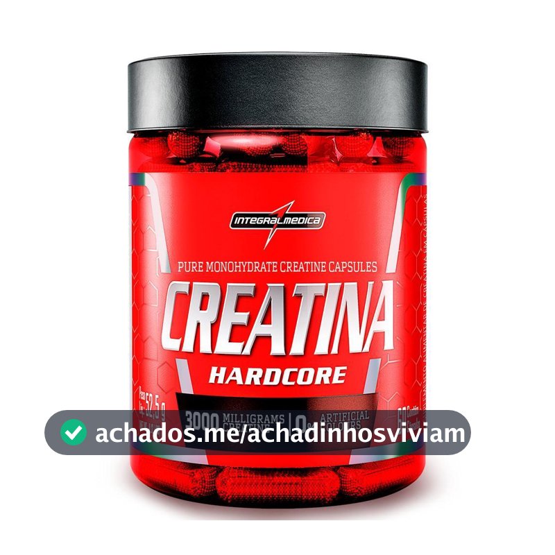 Creatina Monohidratada em Cápsulas 60 Cápsulas –  Integralmedica