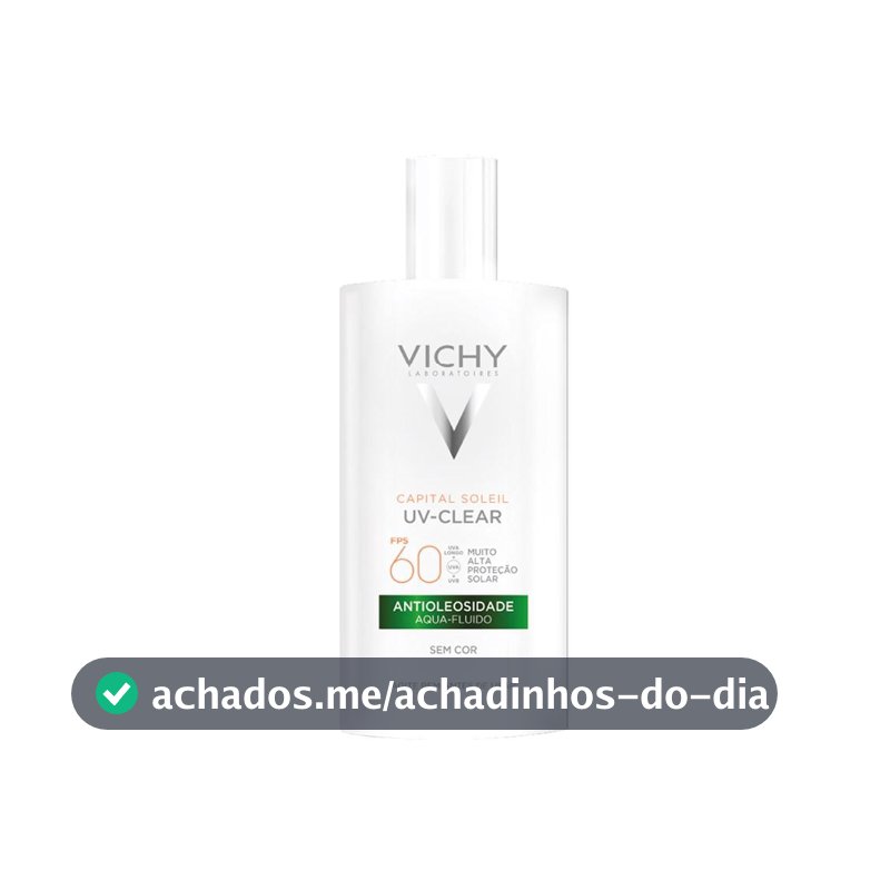 Vichy Capital Soleil UV-Clear sem Cor Protetor Solar Facial FPS 60 40g