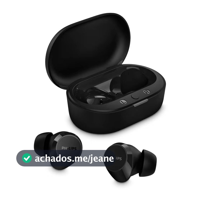 Fone de Ouvido Bluetooth TAT1209BK/00 com Microfone Philips