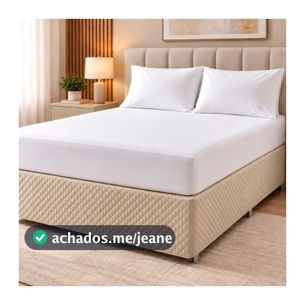 Saia Cama Box Com Elástico Casal Solteiro Queen King Size Matelado Ultrassônico Microfibra
