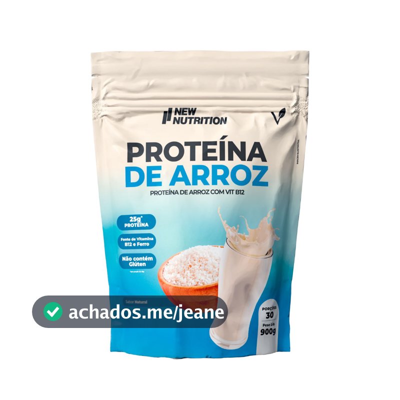 Proteína Do Arroz Sabor Natural 900g NewNutrition