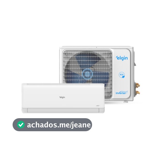 Ar-Condicionado Elgin Eco Inverter II 9000 BTU 220V Split HJFI09C2WC Frio Completo