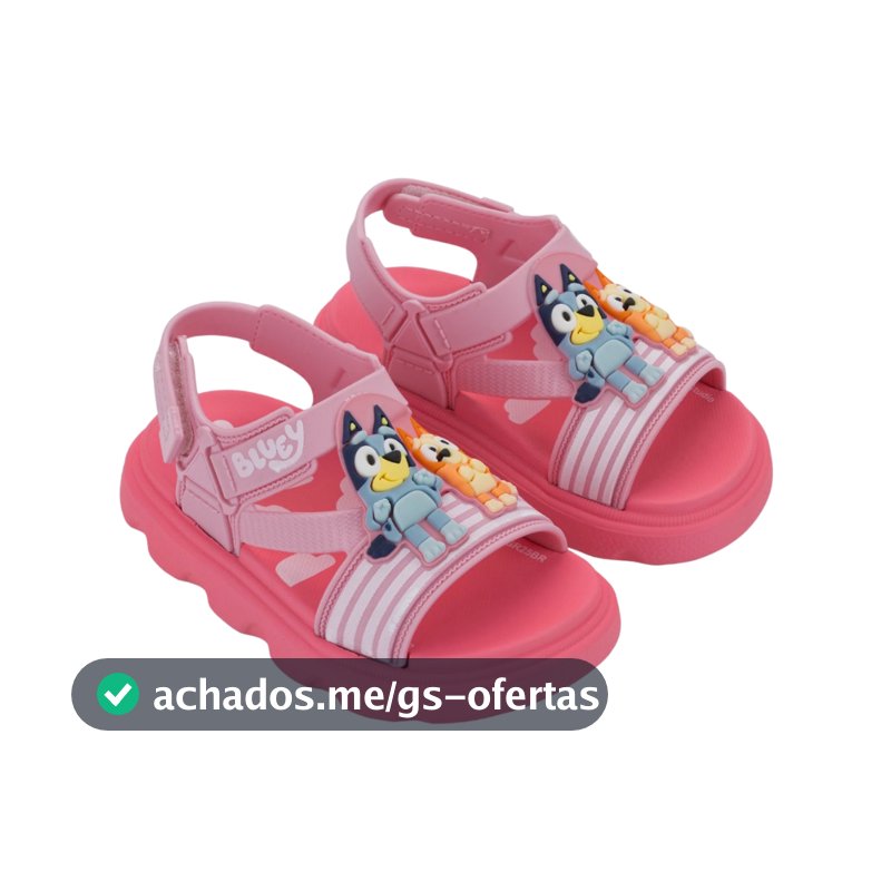 Sandália Infantil Feminina Sandália Bluey Easy Plus Grendene Kids 23459