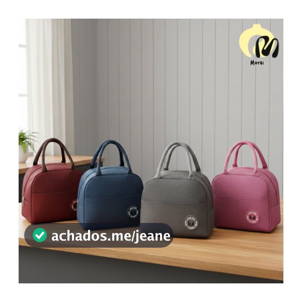 Kit 20 Bolsa Térmica Portátil Marmita Viagem Necessaire Lancheira Térmica