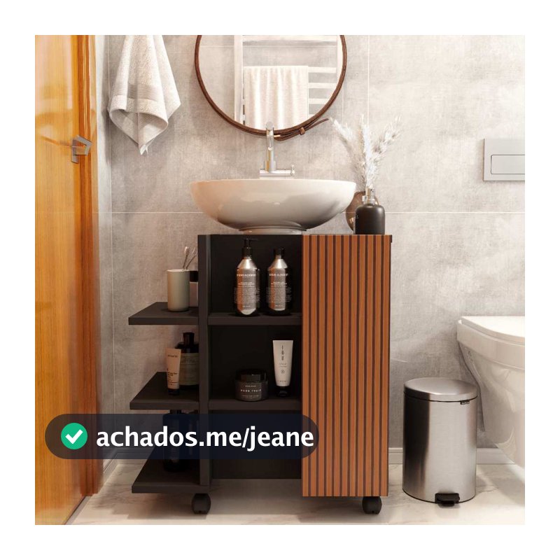 Armário Gabinete Classic de Banheiro para Pia de Coluna E&A  - Cores