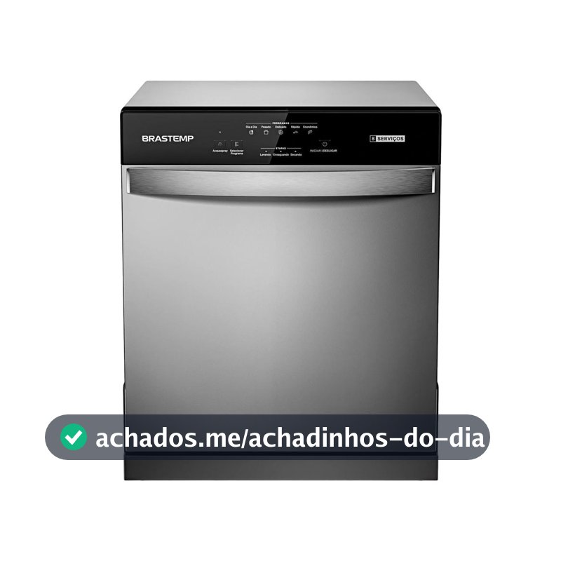 Lava Louças 8 Serviços Brastemp Cinza - BLF08BS
