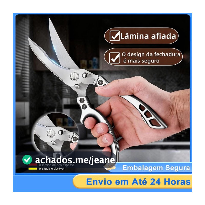 DAGUAN Tesoura multiuso de cozinha Alimentos frango vegetal abridor de garrafa quebra-nozes cozinha