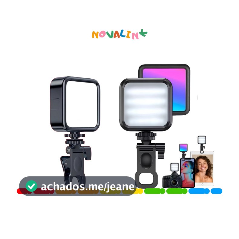 Iluminação Fotográfica De Preenchimento LED - Luz De Vídeo Lâmpada Portátil De Fotografia