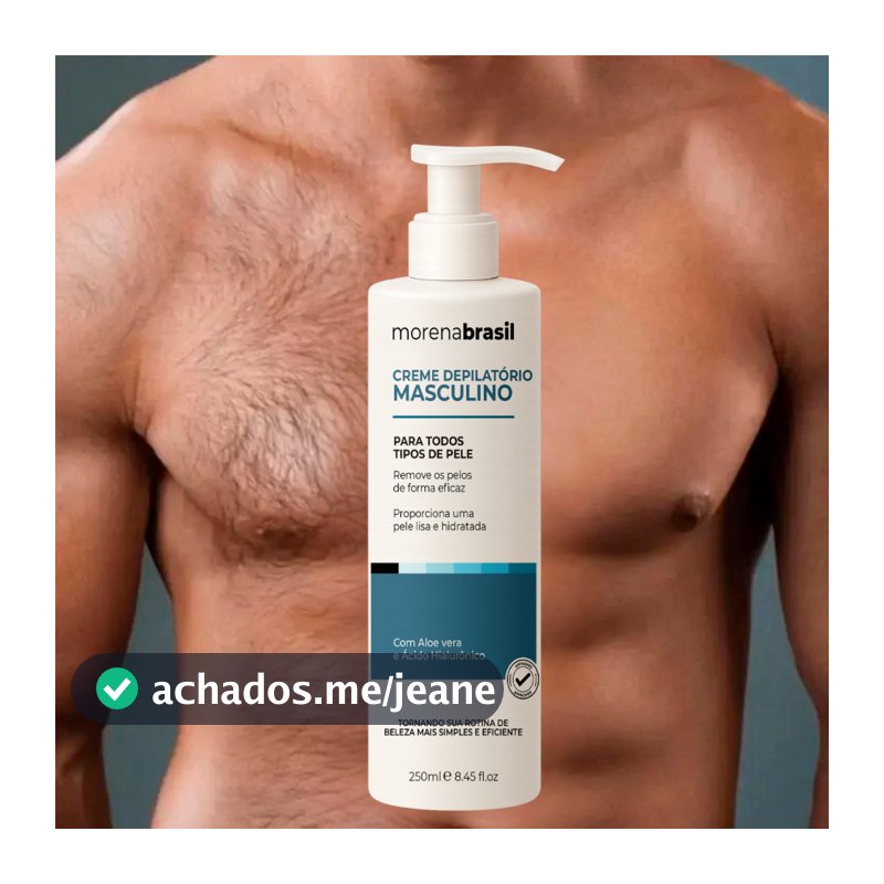Creme Depilatório Masculino – Remoção de Pelos Fácil e Sem Complicações