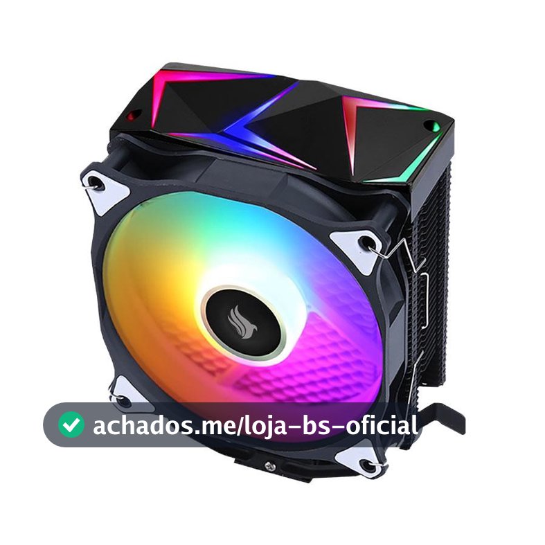 Cooler Para Processador Pichau Falcon, ARGB, 120mm, Preto, PG-FLCARGB-BK01