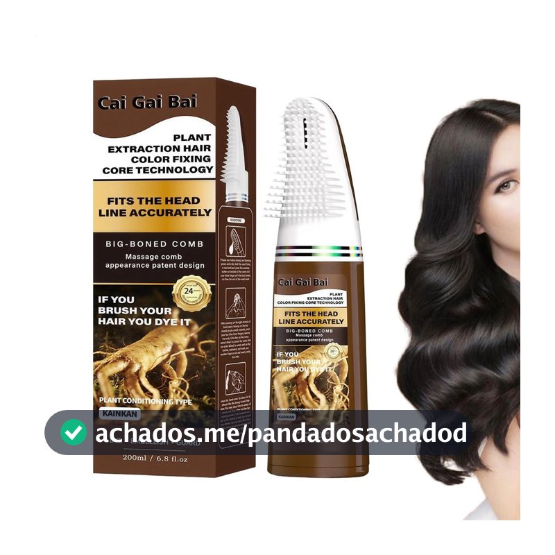 Cobertura Cinza Retoque Original Tintura De Cabelo Cor Com Pente De Longa Duração Para Casa Salão De Beleza Viagem Festa