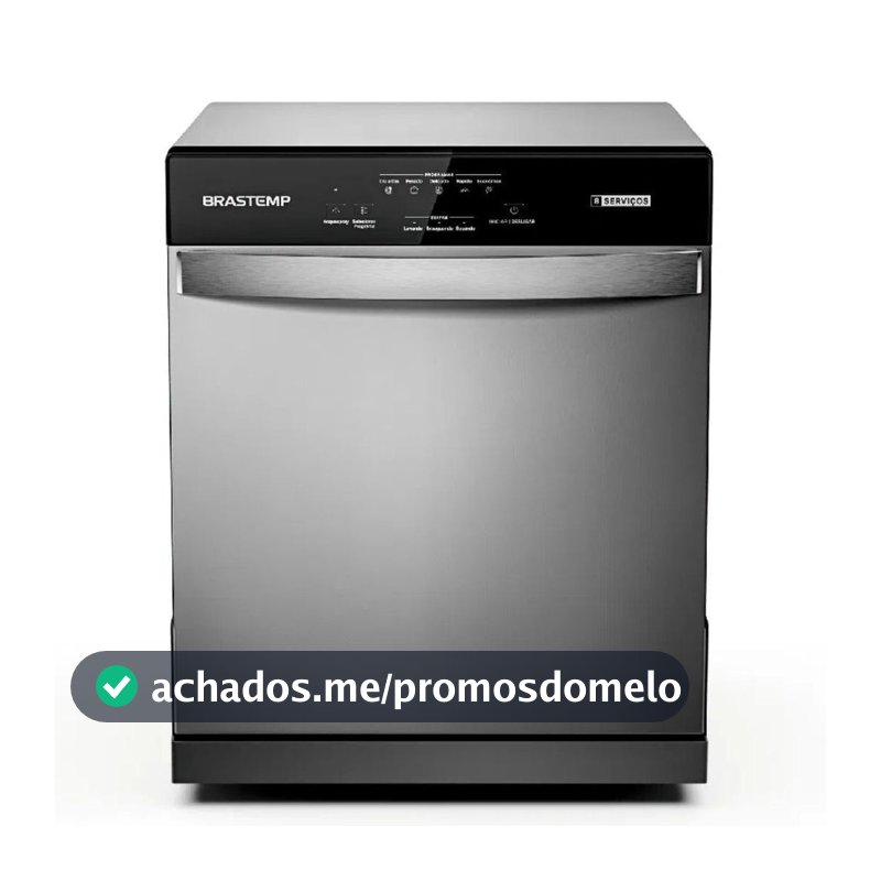 Lava-louças Brastemp BLF08BS 8 Serviços Prata