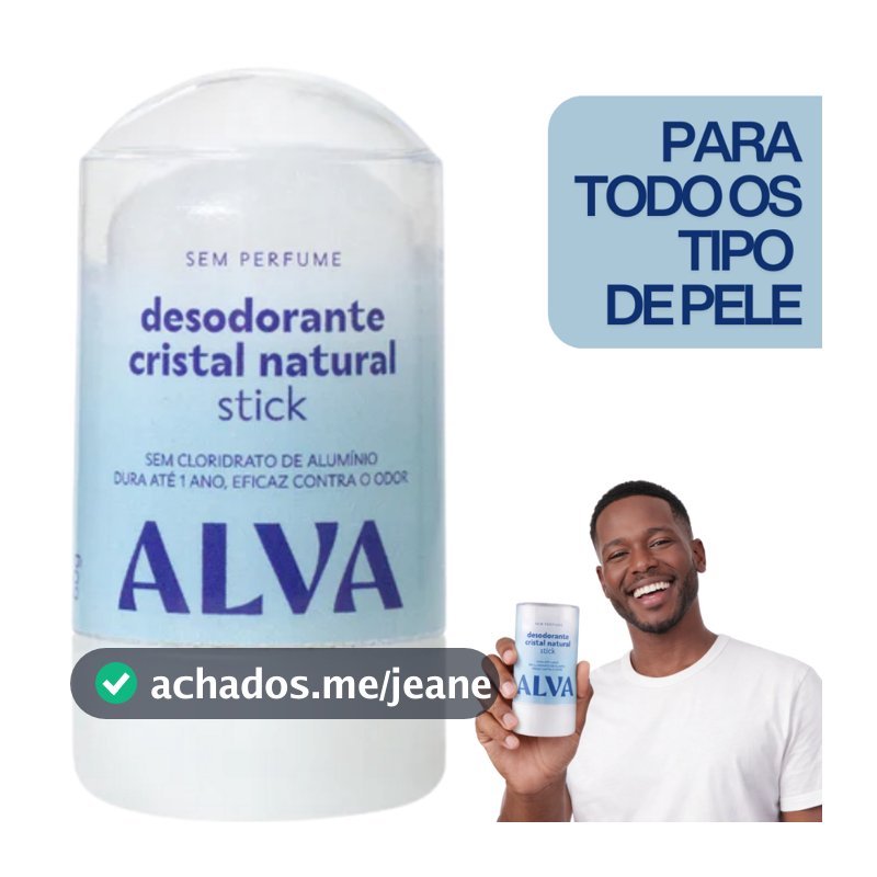 Desodorante Cristal Alva Vegano