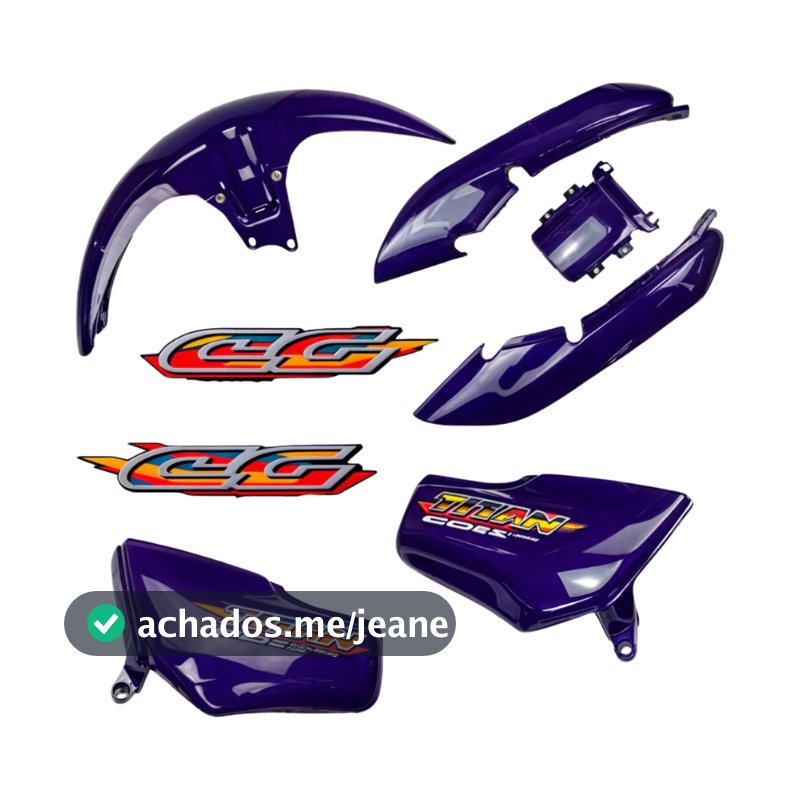 Kit Carenagem Cg Titan 125 95 96 97 98 99 + Adesivos