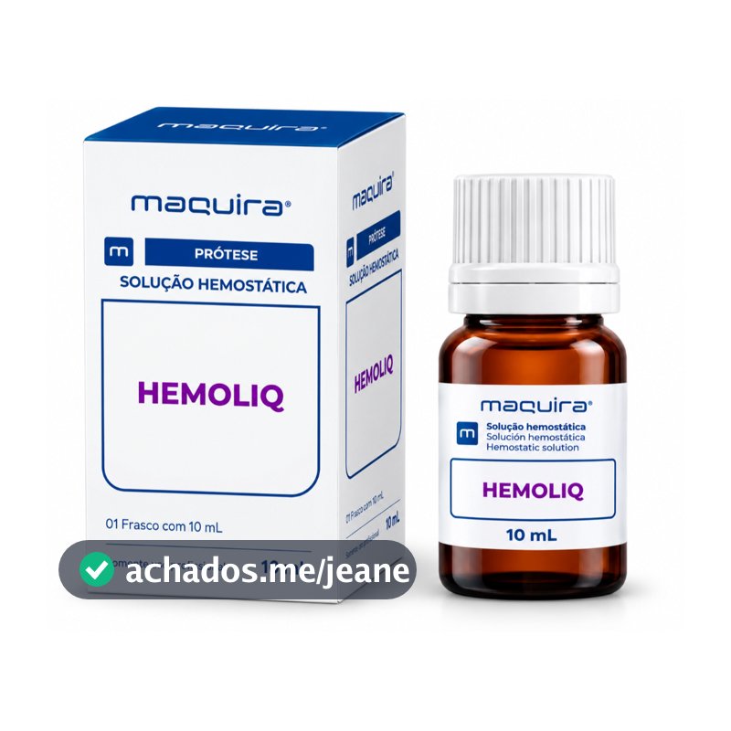 Hemoliq 10ml Solução Hemostatica Maquira Original