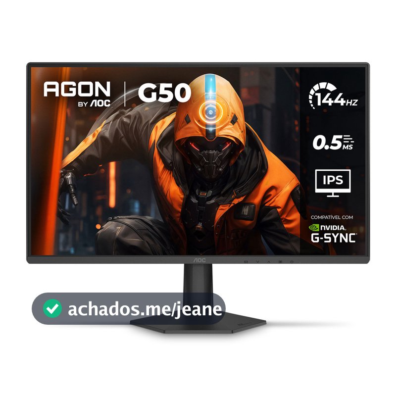 Monitor Gamer AOC AGON G50 24" 144Hz 0,5ms IPS HDR10 G-SYNC 24G50F