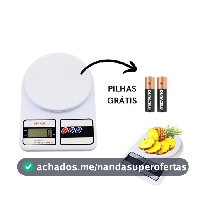 Balança Digital Cozinha De alimentos Alta Precisão 0g a 10kg 8121