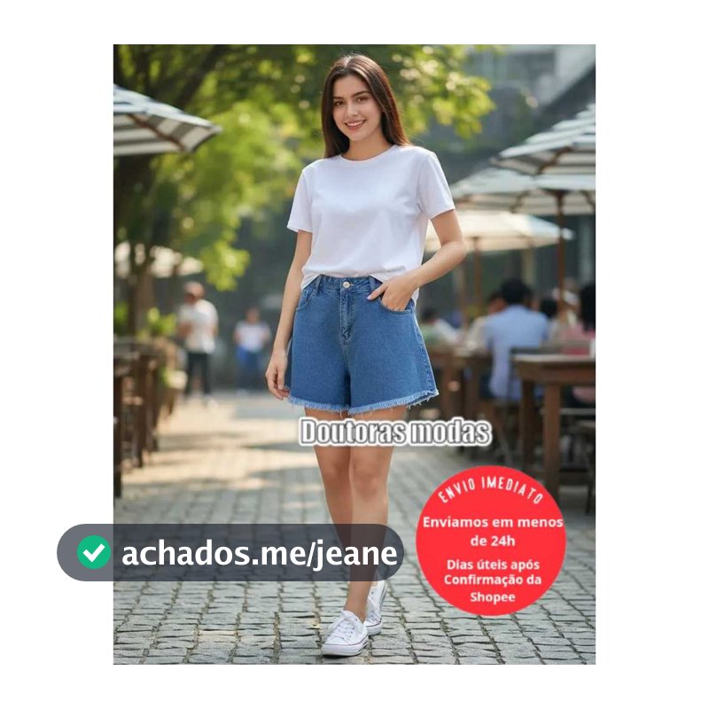 Doutoras Modas Shorts Jeans Godê 9224