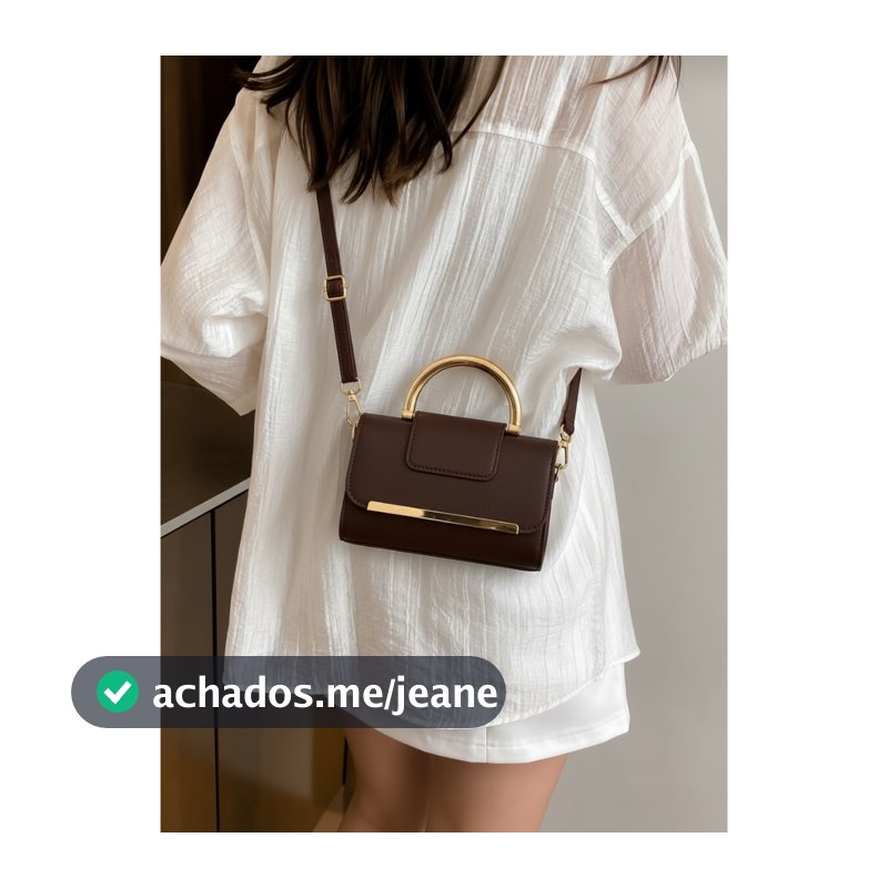 Bolsa Feminina Transversal Minimalista Casual