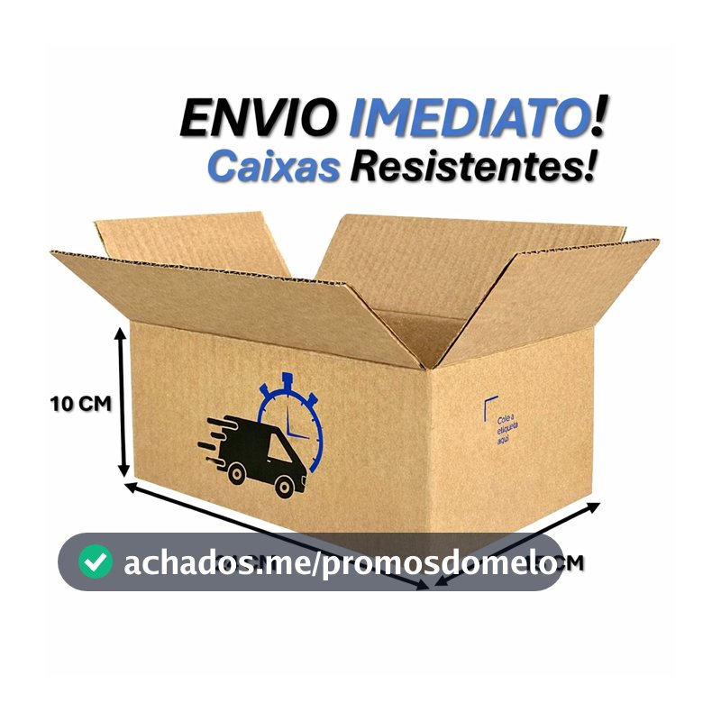 Kit 50 Caixas 24x15x10 Resistentes Para Envios Ecommerce