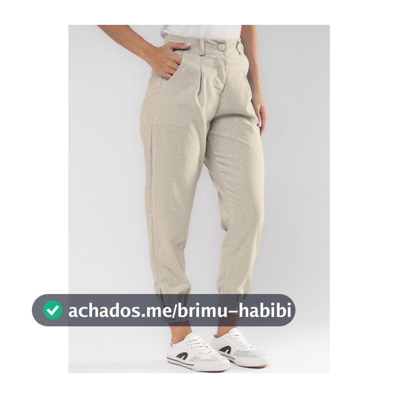Calça Clochard Feminina Alfaiataria Linhão Premium Cintura Alta com Amarração Tamanhos P ao GG