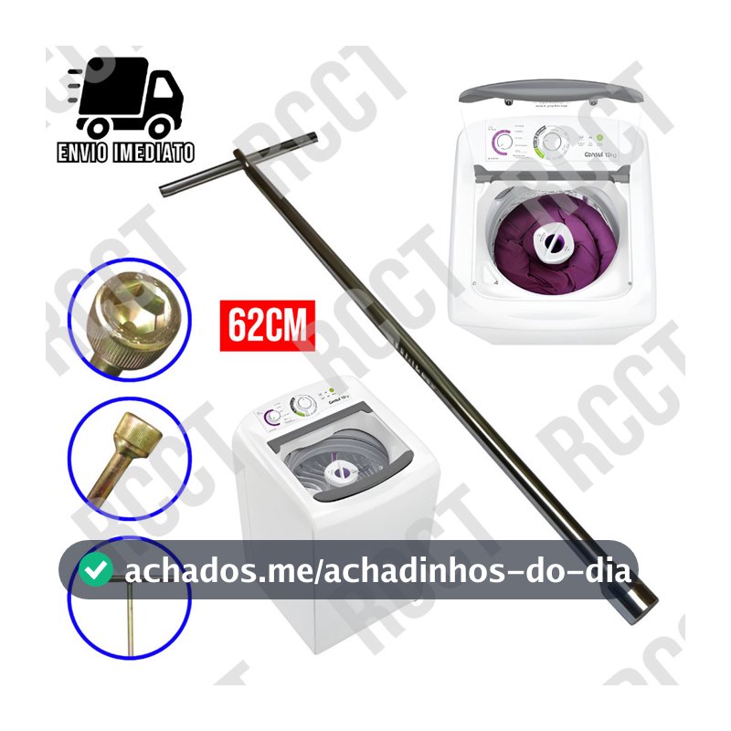 Chave T 10mm Maquina de Lavar Longa 62cm  Agitador Brastemp Electrolux