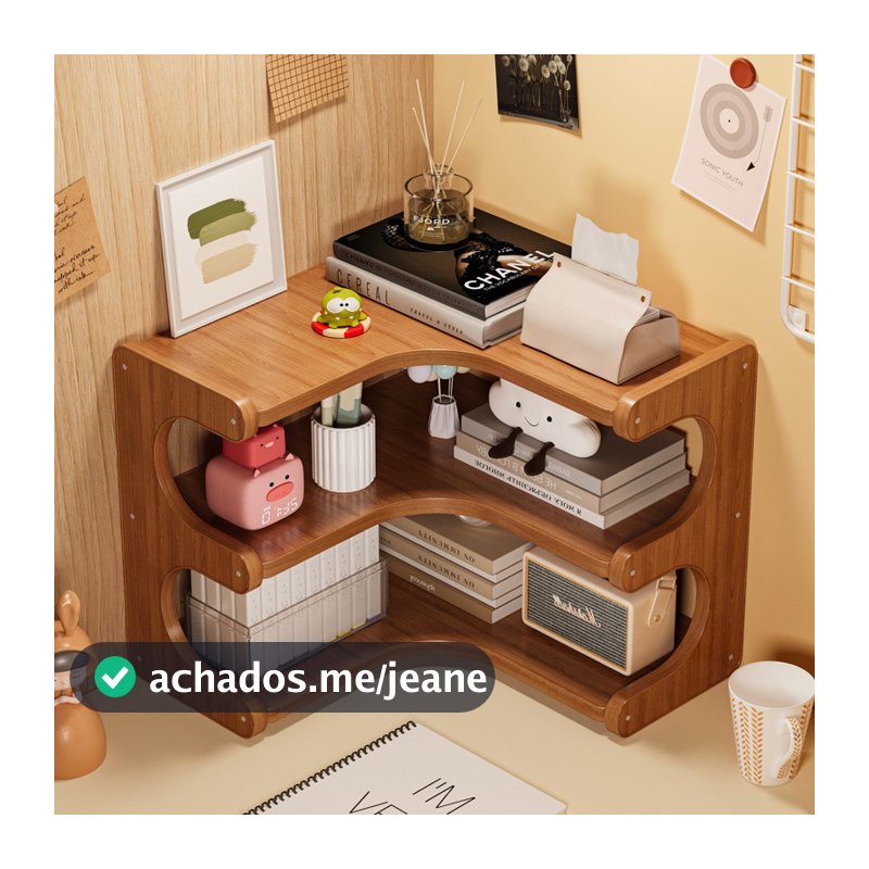 Rack de armazenamento de mesa de canto, rack de armazenamento multicamadas, cozinha, necessidades diárias domésticas, lo