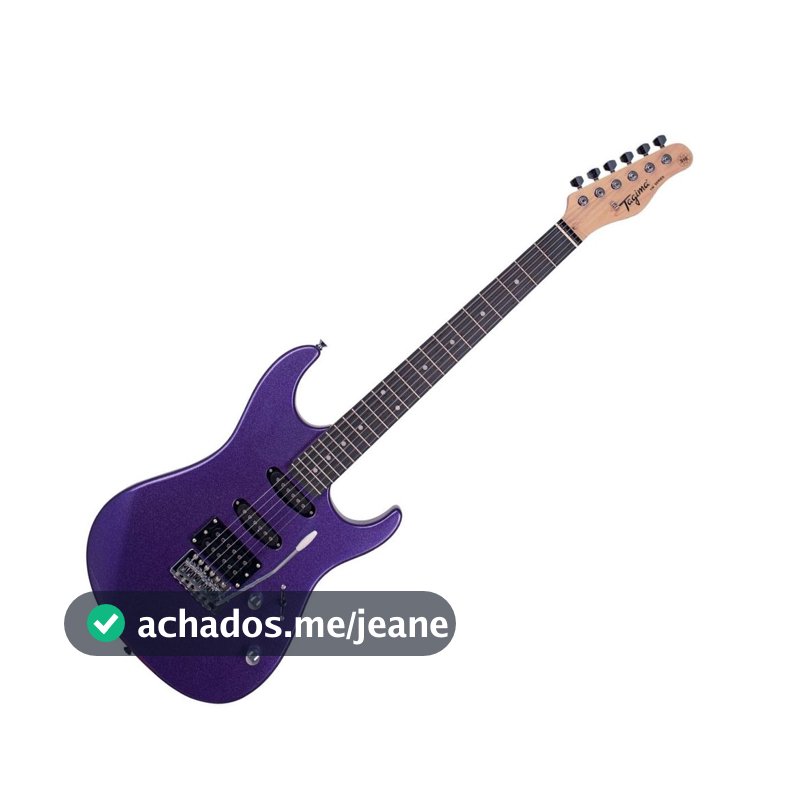 Guitarra Tagima TG-510 MPP Roxa Metallic Purple Stratocaster HSS Escala Escura Captador Humbucker Woodstock TW Series