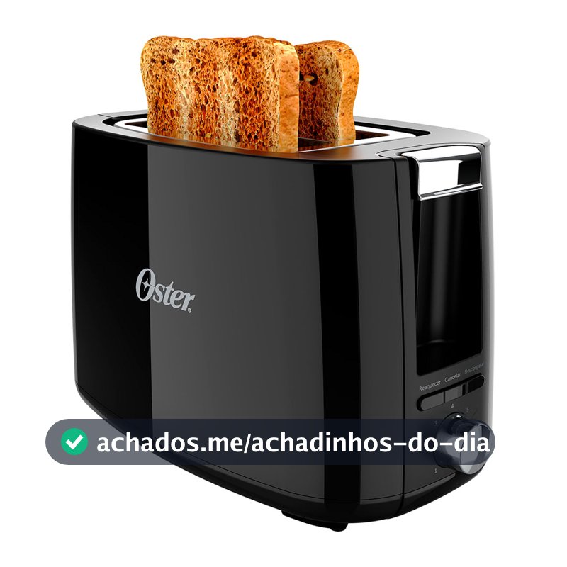 Torradeira Oster Black Simple Life