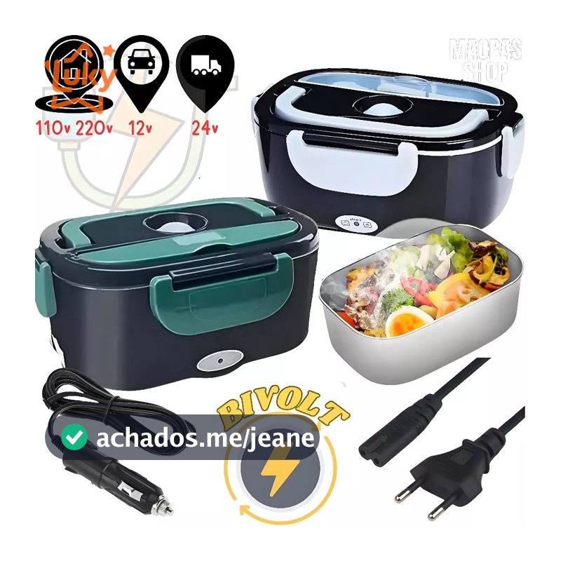 Marmita Elétrica Veicular Bivolt - 110V/220V e 12V/24V
