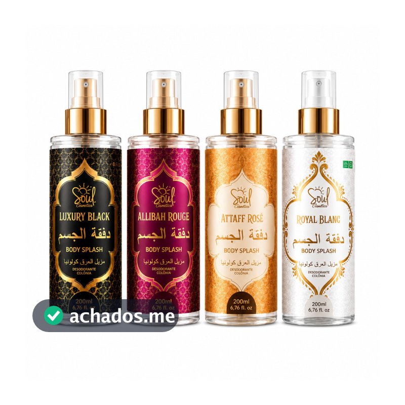 Kit 4 Body Splash Soul Colecao Feminina