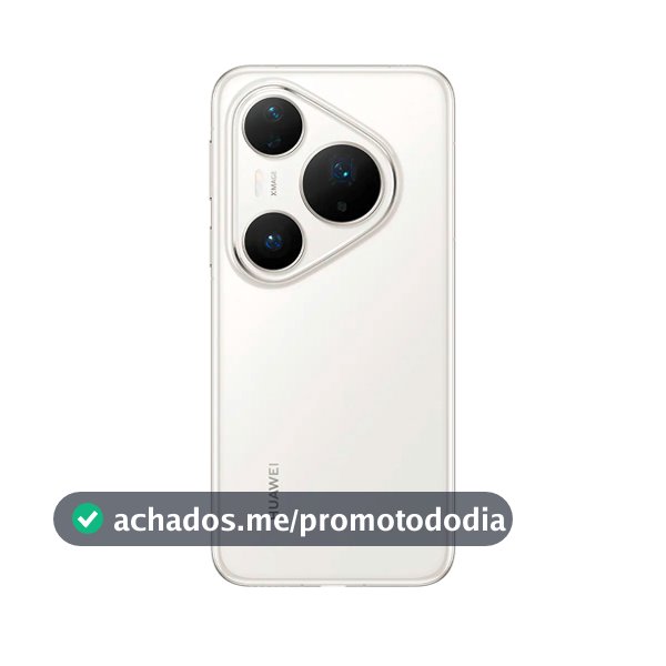 Smartphone Huawei Pura 80 Pro Branco 512GB 12GB RAM e Câmera Tripla de 50MP 40MP 48MP