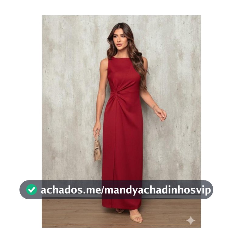 Vestido longo elegante transpassado com nó fenda atras