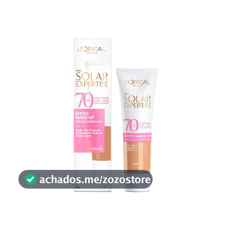 Protetor Solar Facial L'Oréal Paris Solar Expertise Efeito Make-Up FPS 70 - 30g