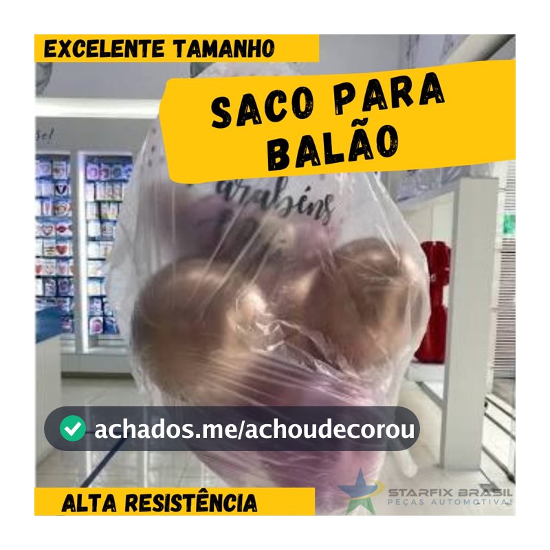 kit Saco para Transporte de Balões 1,10x1,60 10 20 30 40 50 UNIDADES baloes balao