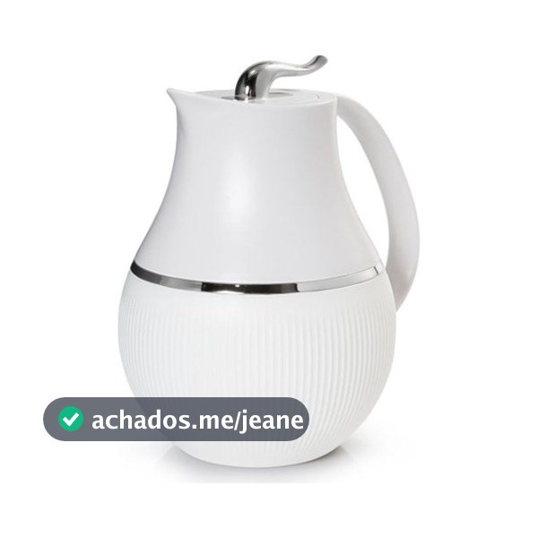 Garrafa Térmica 1l Marsala Branca Para Chá Café Suco Termopro