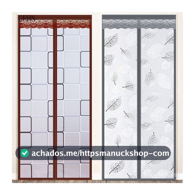 Cortina Magnética Anti-Frio e Isolante Térmica para Ar Condicionado, Tela Mosquiteira Autoadesiva, Sem Necessidade de Fu