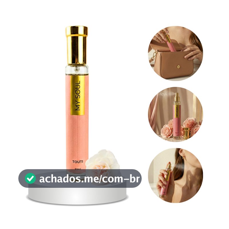 Perfume Touti My Soul 30ml | Essência De Bolsa| Alta Fixação